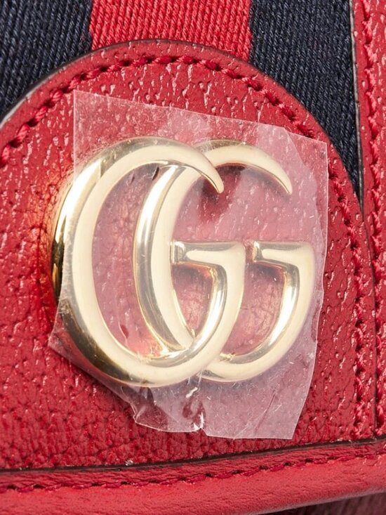 Gucci Red Leather Ophidia Medium Backpack Bag main image 5